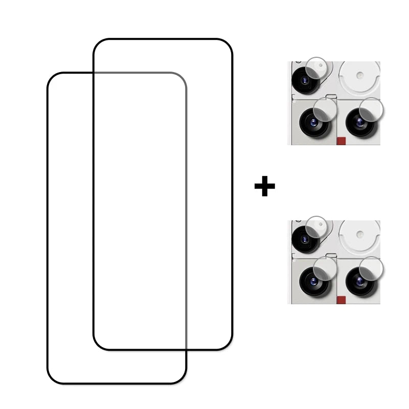 Full Cover Tempered Glass For Nothing Phone 3 Glass Screen Protector Protective Phone Rear Camera Lens Film On Nothing Phone 3