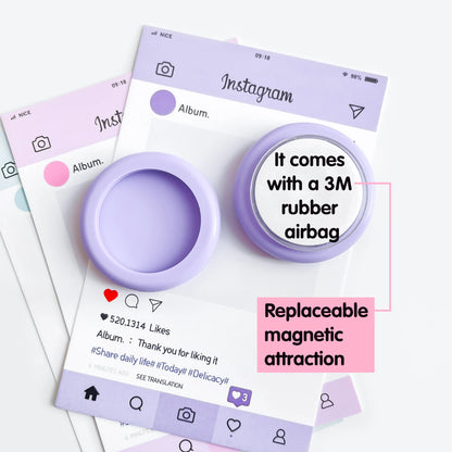 Silicone Suction Cup Phone Holder With Grip Fixture Suction Pad Non Slip Stand Finger Ring Holder Phone Sockets Poppings Griptok