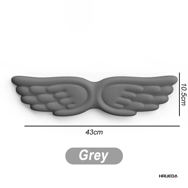 Mousepad Ergonomic Angel Keyboard Wrist Rest and Mouse Pad Set Reduce Wrist Pain for Office and Gaming Use