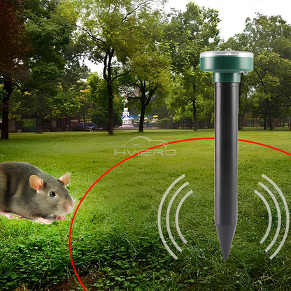 1/2/4/8 Solar Powered Ultrasonic Sonic  Mole Pest Rodent Repeller Repellent Yard Outdoor Lamp Backyard Farmland Mouse Repeller