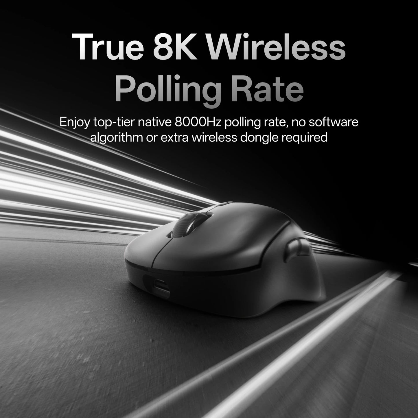 Rapoo VT3 GEN-2 Wireless Gaming Mouse 53g Lightweight 8KHz Polling Rate 26000DPI 10 Programmable Buttons Optical Sensor