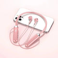 Wireless Neckband Earphones Bluetooth 5.3 Headphones Gaming Power Display Headset TWS Earbuds Sport Headset With Mic