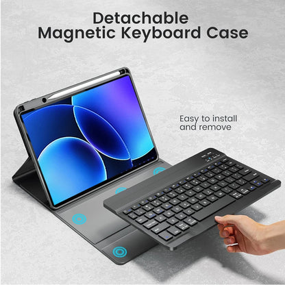 Case for Xiaomi Pad 7 /8 11.2" Bluetooth keyboard case for Xiaomi Pad 7/8 Pro 11.2 " Wireless Bluetooth Removable keyboard Case