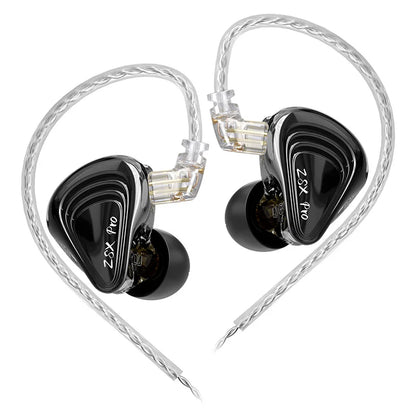 KZ ZSX Pro 5BA 1DD Hybrid Drive Unit Earphones 10mm Dynamic Drive IEMs HIFI Sport Game Earbuds Music Headsets ZSXPRO ZAX ZAS ZAR