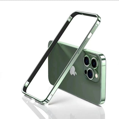 Aluminium Metal Bumper Frame Case For iPhone 17 16 15 14 13 12Pro Max Ultra Thin Luxury Light Alloy Protective Hard Back Bumpers