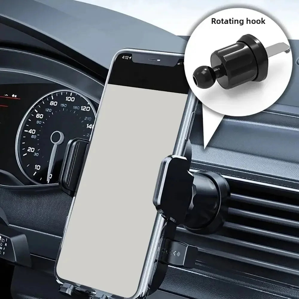 Universal Car Phone Holder Suction Cup Dashboard & Air Vent 360° Rotation Adjustable Mount for iPhone Android GPS Navigation
