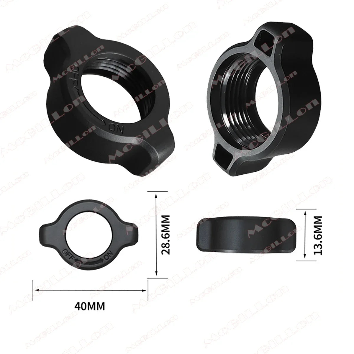 Universal 17mm Ball Mount Air Outlet Fixing Clip Nut Screw Base Option Holder for Car Phone Holder GPS Dash Suction Cup Bracket