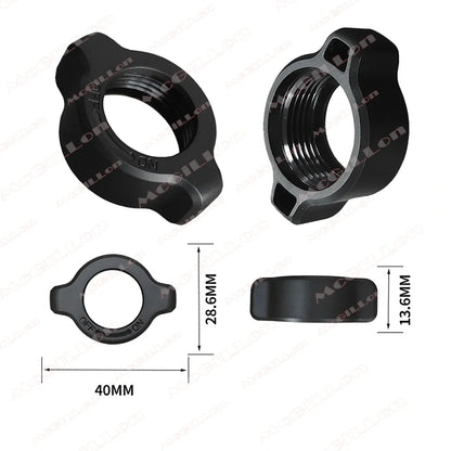 Universal 17mm Ball Mount Air Outlet Fixing Clip Nut Screw Base Option Holder for Car Phone Holder GPS Dash Suction Cup Bracket