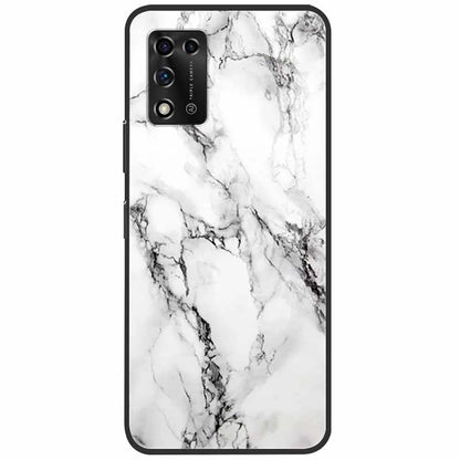 For ZTE Libero 5G II Case Marble Soft Silicone Protective Back Covers for ZTE Libero 5G III A202ZT 2022 5GIII Flower Coque TPU