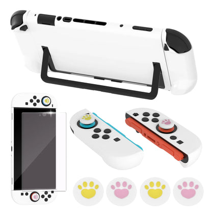 New Skin-friendly Shell For Switch 2 Protective Cover With Screen protector Joystick Caps JoyCon Controller Game Accessories