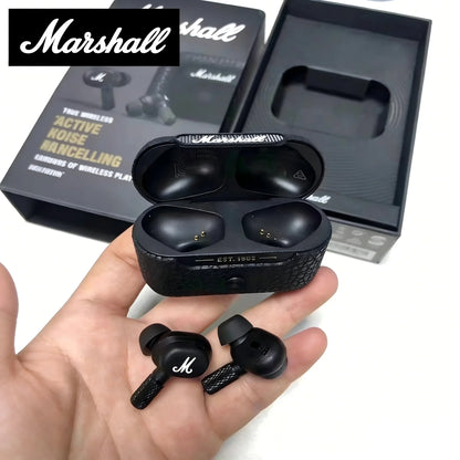 Marshall MOTIF ANC True Wireless Earbuds Active Noise Cancelling Bluetooth Earphones In-Ear Sport Fashion Headset with Mic
