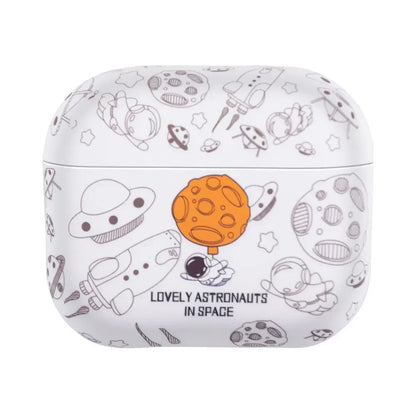 Astronaut Space Moon Soft Earphone Case for Airpods 4 2024 Pro 3 2 1 Headphone Cover for Air Pods Pro2 Pro3 Generation Custodia