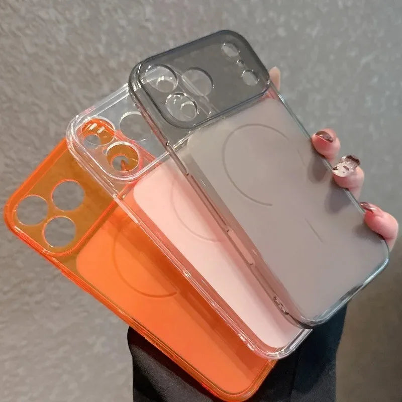 Luxury Ultra Slim Translucent Soft Silicone Phone Case For IPhone 17 Air 16 15 14 13 12 Pro Max 11 Lens Protection Matte Cover