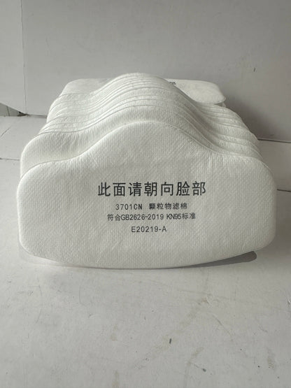 New Half Face Protective Dust Mask Dust Prevention Work Safety Rubber Mask Cotton Filter DIY Home Cleaning Woodworking Polishing