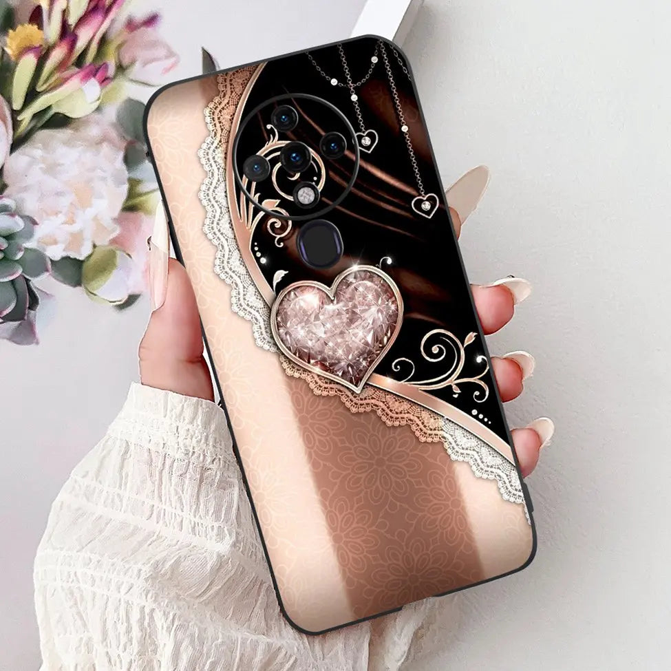 6.8'' For Tecno Spark6 KE7 Back Cover For Techno Spark 6 Case Shockproof Luxury Cute Cartoon Funny Cool Silicone Bumper Funda