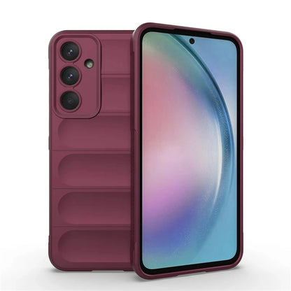 For Samsung Galaxy A55 A35 A25 A15 5g Back Cover Phone Case Soft Liquid Silicone Anti-fall Shockproof Armor Protect Funda Coque