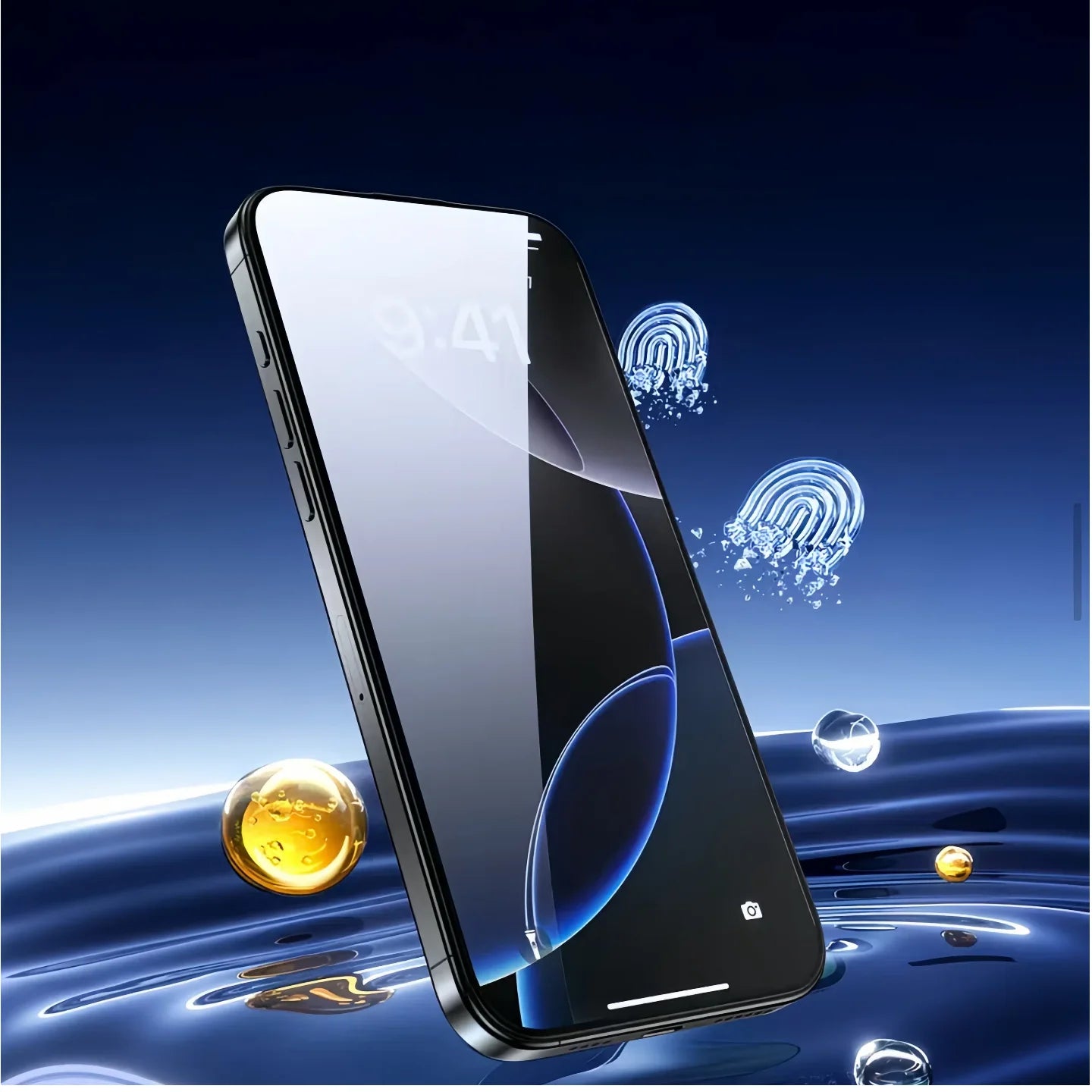 Tempered Glass Screen Protector for iPhone 17/16/15 Pro Gorilla Dust-Free Case Full-Screen Anti-Shatter & Dust-Pro