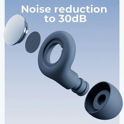 Silicone Ear Plugs for Sleeping 25dB Noise Cancelling Hearing Protection Reusable Earplugs for Sleep Focus Concerts Work Study