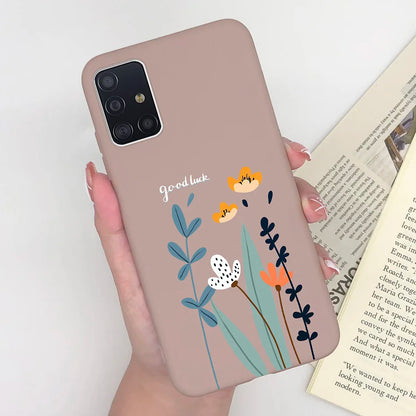 For Samsung Galaxy A51 Case Cover Soft Silicone TPU Bumper Phone Case for Samsung A31 A71 A515 A515F A 71 51 31 Coque Funda Capa