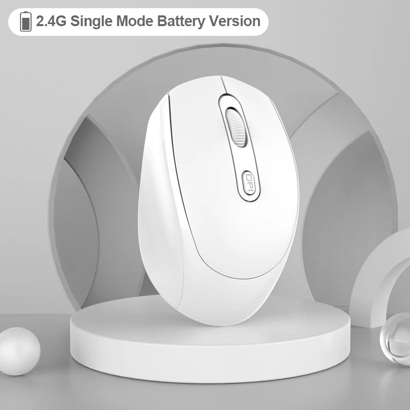 Wireless Mouse, 2.4G Ergonomic Optical Mouse, Computer Mouse for Laptop, PC,Chromebook,Notebook,Rechargeable Small Cordless Mice