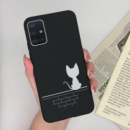 For Samsung Galaxy A51 Case Cover Soft Silicone TPU Bumper Phone Case for Samsung A31 A71 A515 A515F A 71 51 31 Coque Funda Capa