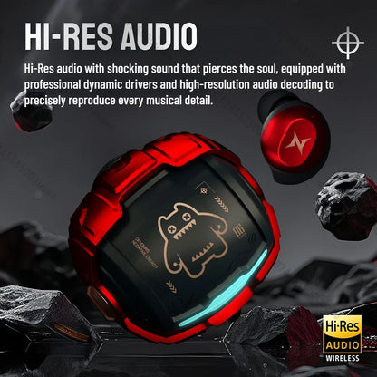 ZOMBIES CAT B12 Bean Design Invisible Earbuds Wireless Bluetooth Sports Earphones in-Ear Deep Bass Headphone with Sport Lanyard