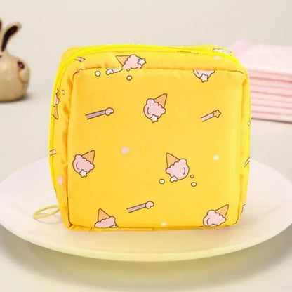 Waterproof, Large Capacity, Cute Storage Bag, Portable, Suitable for Storing Cosmetics, Earphones, Data Cables, Sanitary