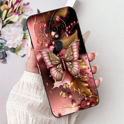 6.8'' For Tecno Spark6 KE7 Back Cover For Techno Spark 6 Case Shockproof Luxury Cute Cartoon Funny Cool Silicone Bumper Funda