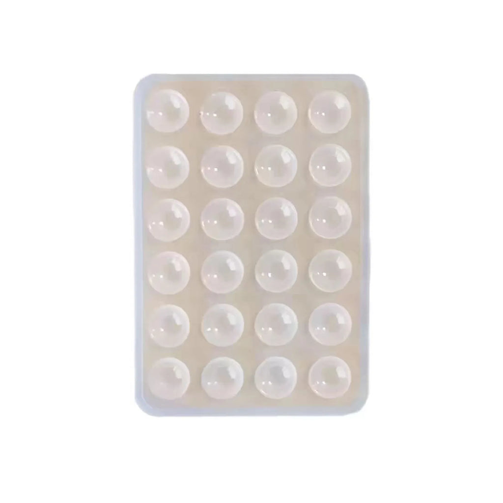 1PC unilateral Silicone Suction Pad For Mobile Phone Fixture Suction Cup Backed Adhesive Silicone Rubber Sucker Pad For Fixing