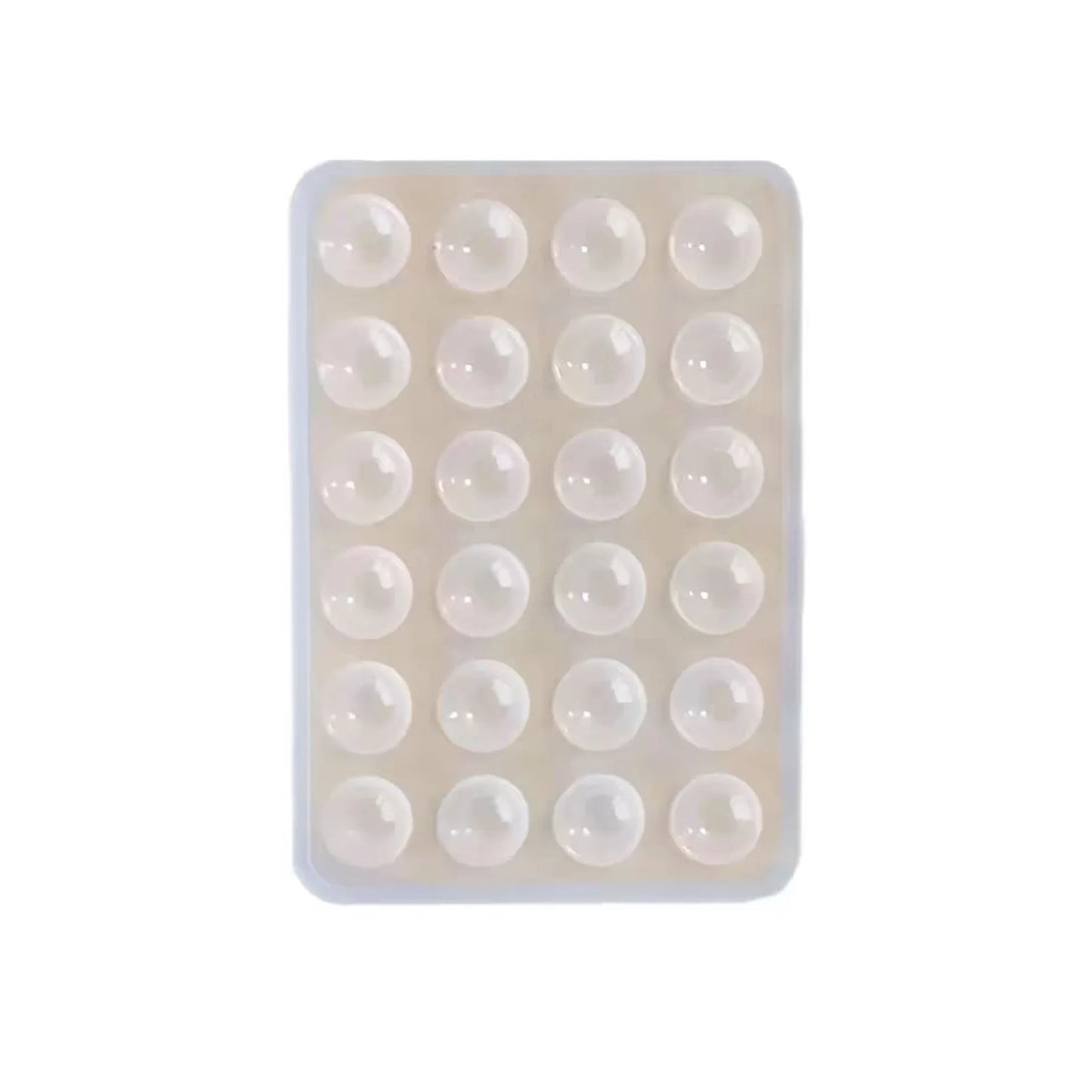 1PC unilateral Silicone Suction Pad For Mobile Phone Fixture Suction Cup Backed Adhesive Silicone Rubber Sucker Pad For Fixing