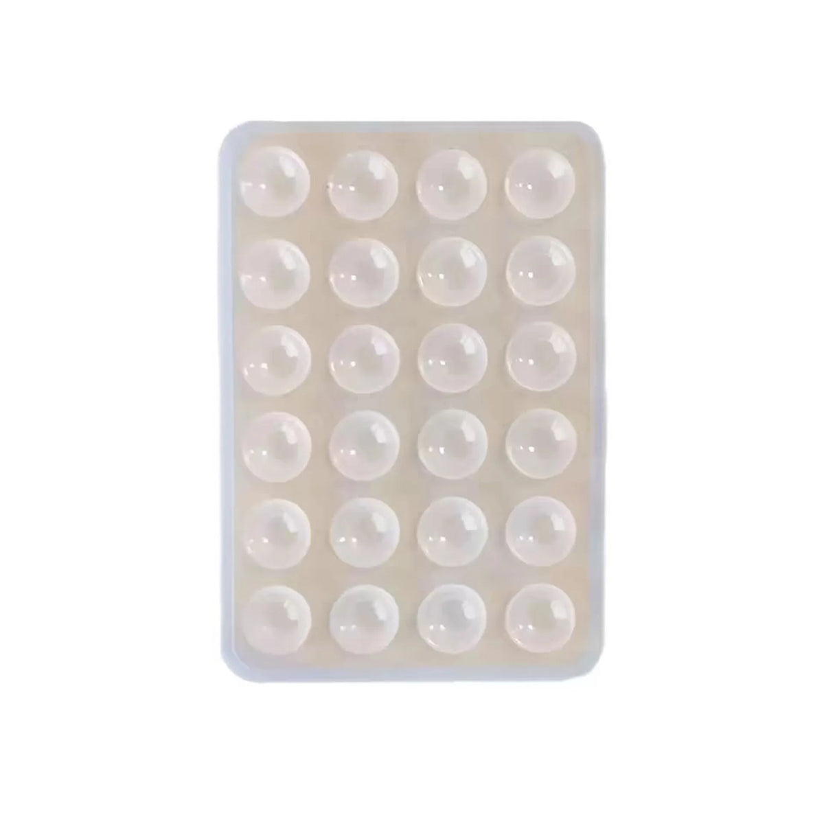 1PC unilateral Silicone Suction Pad For Mobile Phone Fixture Suction Cup Backed Adhesive Silicone Rubber Sucker Pad For Fixing