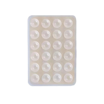 1PC unilateral Silicone Suction Pad For Mobile Phone Fixture Suction Cup Backed Adhesive Silicone Rubber Sucker Pad For Fixing