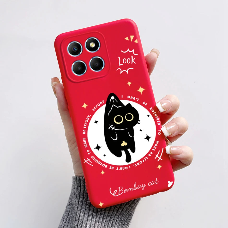 For Honor X6 5G Case VNE-LX1 VNE-LX2 VNE-LX3 Phone Cover Popular Astronaut Soft Funda For Honor X8 TFY-LX1 HonorX8 Bumper Coque