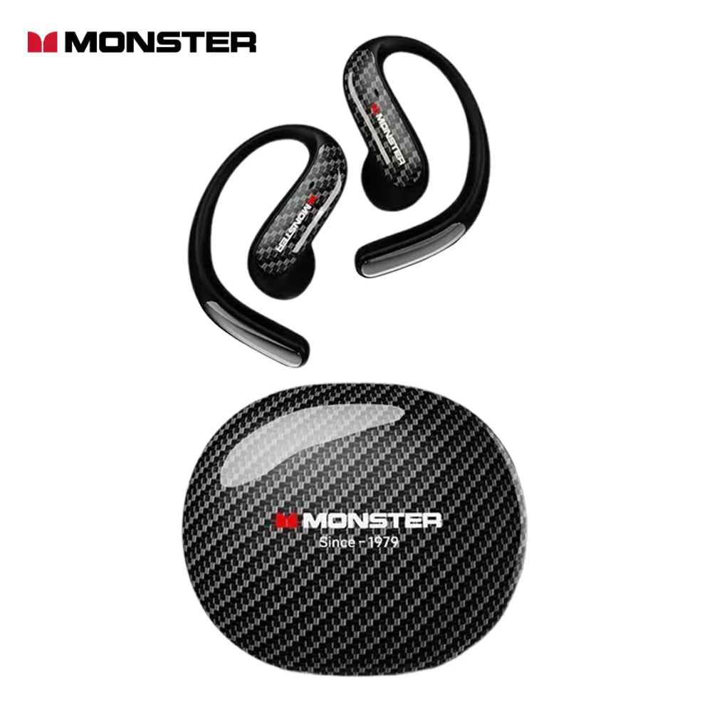 Monster MQO37 Gaming Earphones TWS Bluetooth 6.0 Noise Reduction Sport Headphone HiFi Stereo Music HD Call Headphones for Xiaomi