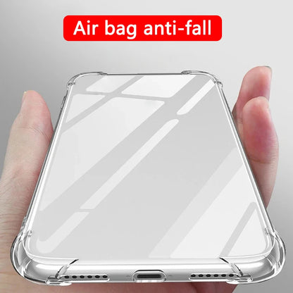 Thickened Airbag Shockproof Clear Soft Tpu Phone Case For Samsung Galaxy S24 Ultra S23 Transparent plus Back Cover S 24 23 cases