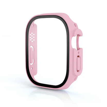 Glass+case For Apple Watch Ultra 49mm strap smartwatch PC Bumper+Screen Protector Tempered Cover iwatch series band Accessories