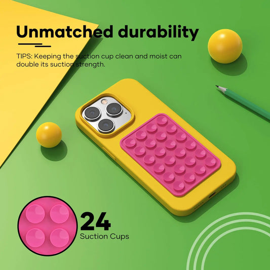 1PC unilateral Silicone Suction Pad For Mobile Phone Fixture Suction Cup Backed Adhesive Silicone Rubber Sucker Pad For Fixing