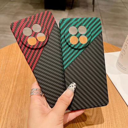 Carbon Fiber Case For Oneplus 13R Ultra Thin Hard PC Shell Anti Fingerprint Heat Dissipation Back Protection Fundas One plus 13