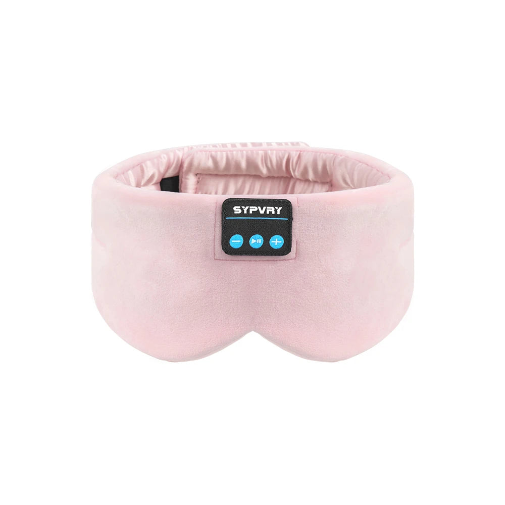 Sleeping Headphones Bluetooth Eye Mask for Women Men, Wireless Music Blackout Masks for Side Sleepers Insomnia Travel Gift