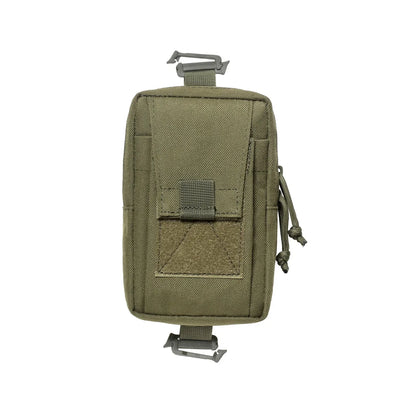 Molle Backpack Strap Bag Phone Holder Outdoor Sports Running Camping Hiking Hunting Accessories Organizer EDC Tool Waist Pouch