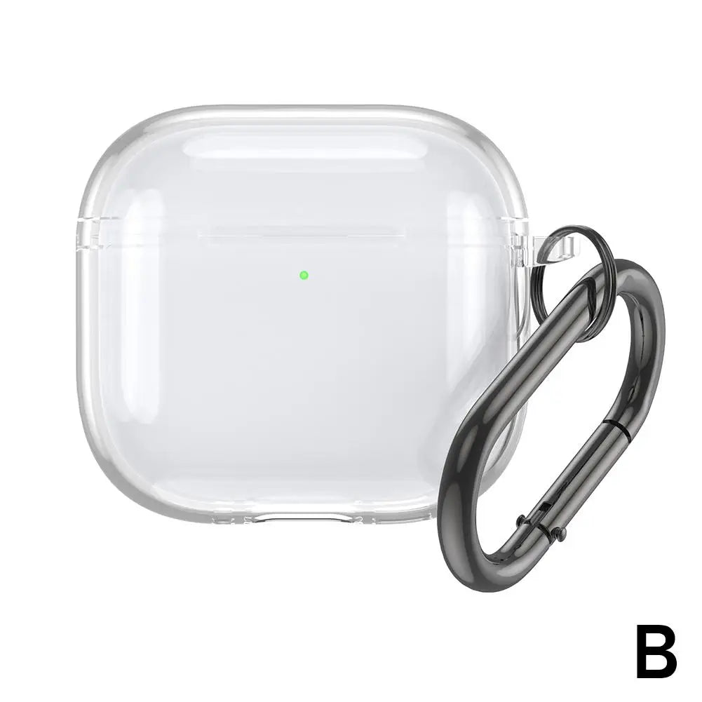 Earphone Protective Cover For Apple AirPods 4 2024 Charging Case Cover Transparent TPU Shockproof Wireless
