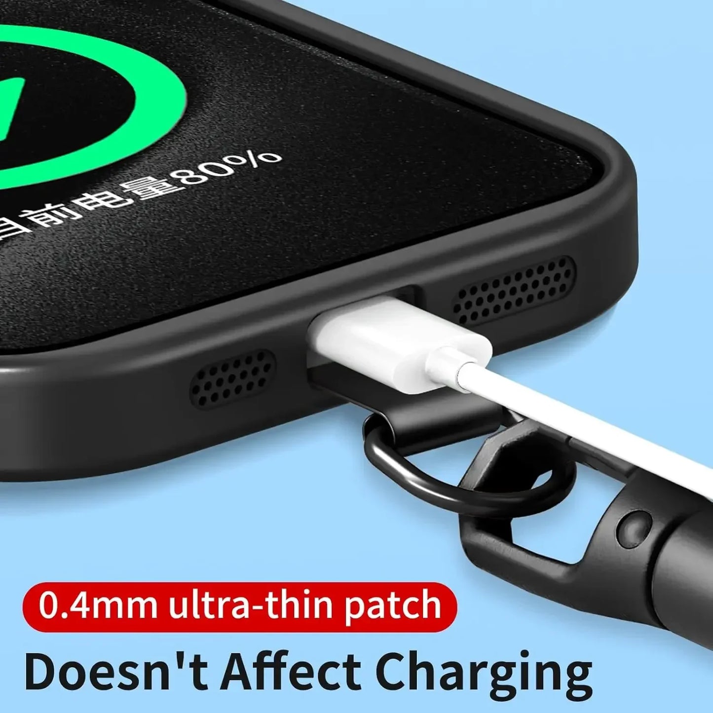 Universal Phone Lanyard with Clip Upgraded Anti-Drop 360° Rotation Adjustable Neck/Crossbody Strap for All Phone Cases