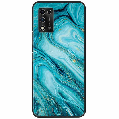 For ZTE Libero 5G II Case Marble Soft Silicone Protective Back Covers for ZTE Libero 5G III A202ZT 2022 5GIII Flower Coque TPU