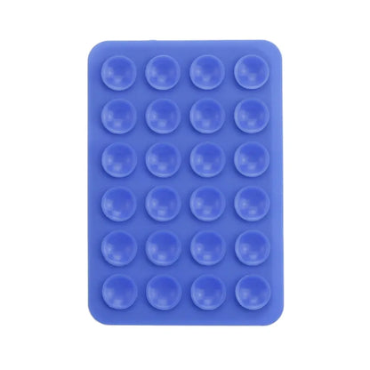 Multifunctional Silicone Suction Pad Phone Fixture Suction Cup Backed Adhesive Rubber Sucker Pad Fixed Pad 24Square Suction Cups