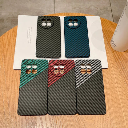 Carbon Fiber Case For Oneplus 13R Ultra Thin Hard PC Shell Anti Fingerprint Heat Dissipation Back Protection Fundas One plus 13