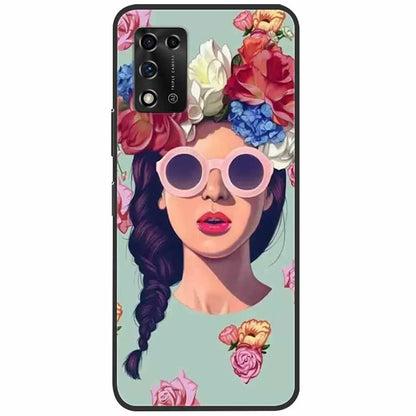 For ZTE Libero 5G II Case Marble Soft Silicone Protective Back Covers for ZTE Libero 5G III A202ZT 2022 5GIII Flower Coque TPU