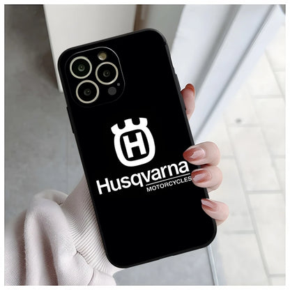 H-husqvarnaES Phone Case For Iphone 14 15ProMax 16 11 13 12 Pro Xs Max Mini Xr X 7 8 Plus Shell Coque