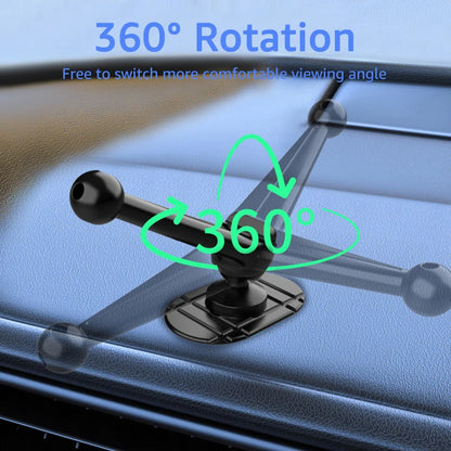 Car Cell Phone Holder Base 17mm Ball Head Base for Car Dashboard Phone Mount 360° Rotation  Car Phone Bracket Accessories
