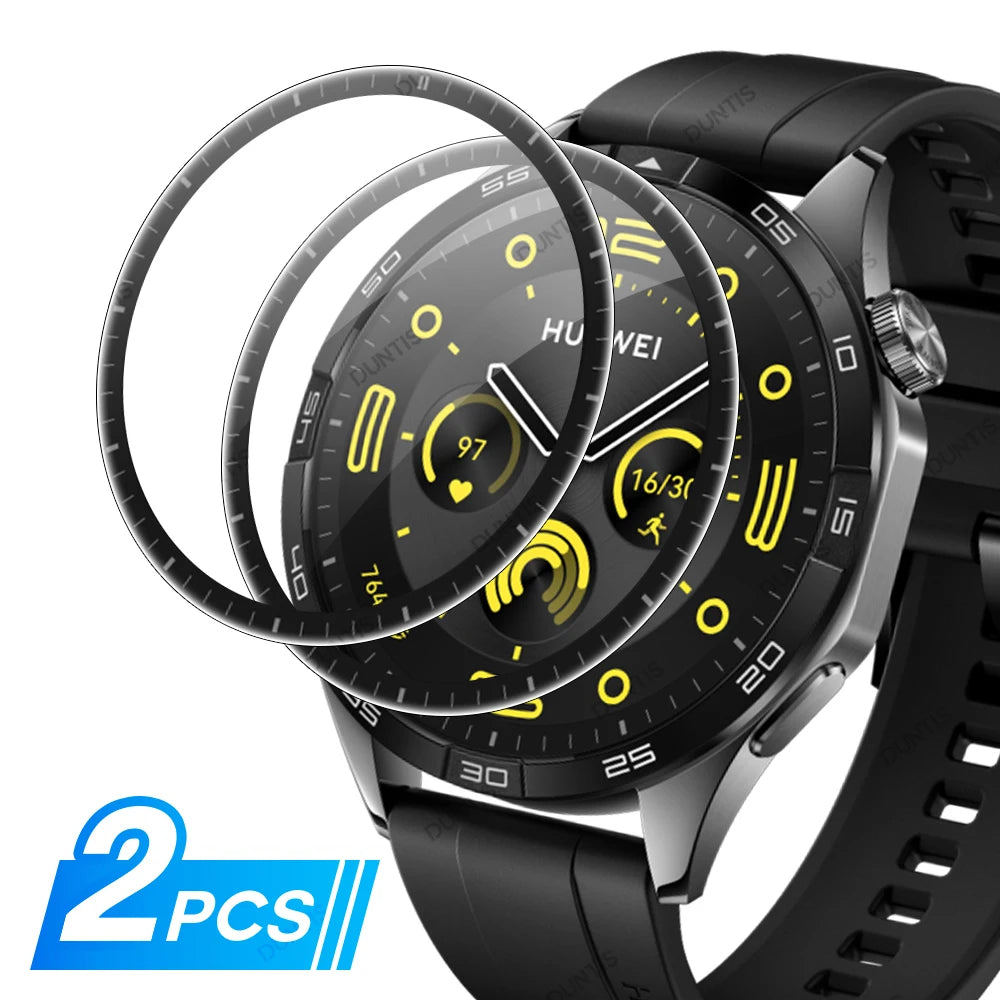 Screen Protector for Huawei Watch GT 4 GT4 46mm 3D Curved Screen Protector Ultra-HD Full Coverage Protective Film Accessories