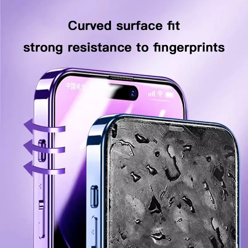 SKIG 1-3PCS Privacy Anti-Spy Tempered Glass For iPhone 17 16 15 14 13 12 Pro Max Plus Auto-Dust Removal For 17 Screen Protector